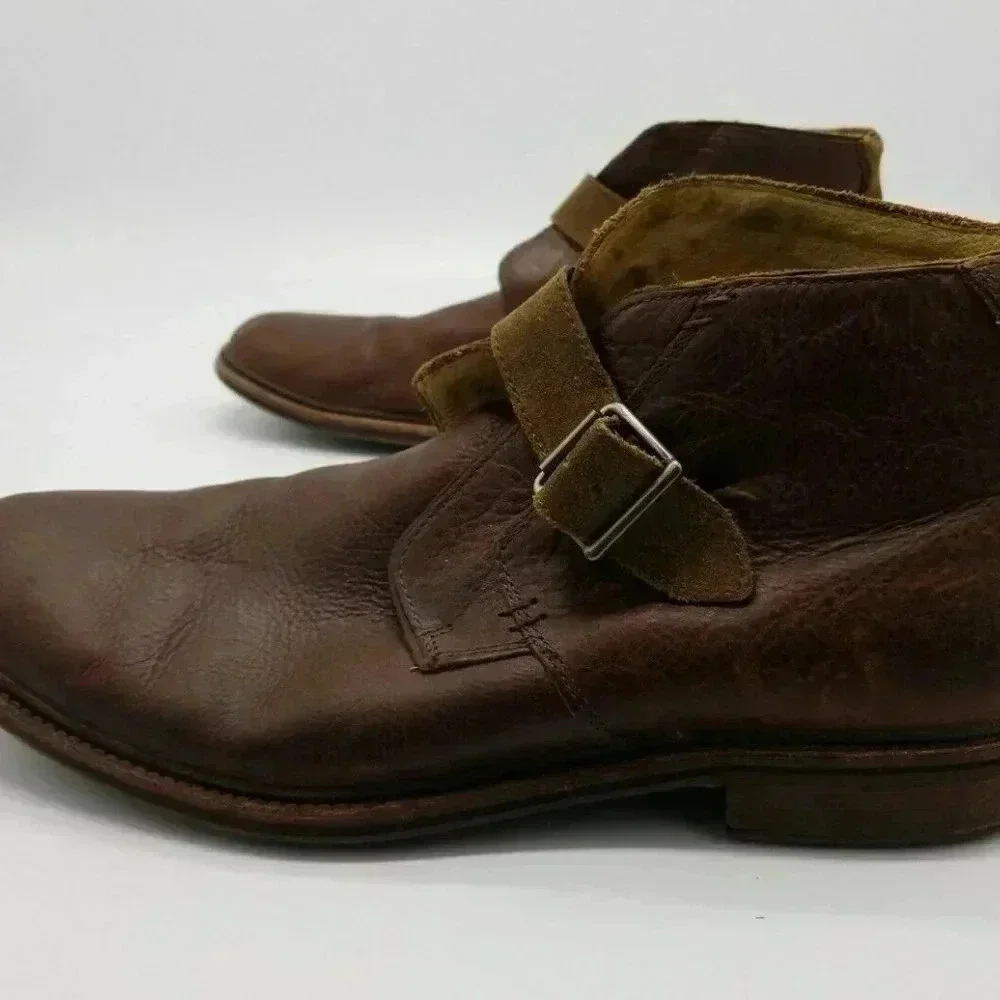 Ugg Australia Graham Leather Brown Buckle Strap